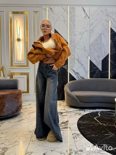 Джинсы палаццо женские