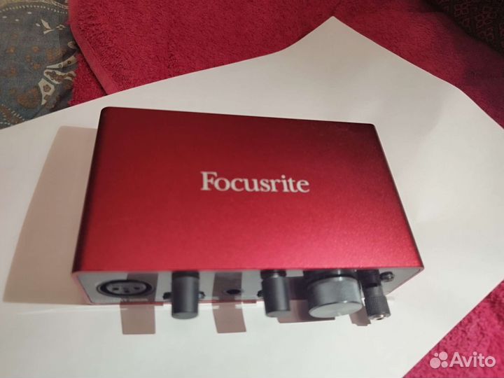 Звуковая карта focusrite Scarlett Solo 3rd Gen