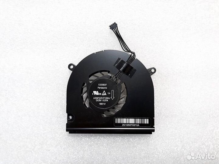 Оригинальный вентилятор, кулер Macbook A1342 A1278