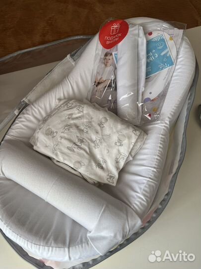 Кокон зевушка для новорожденных