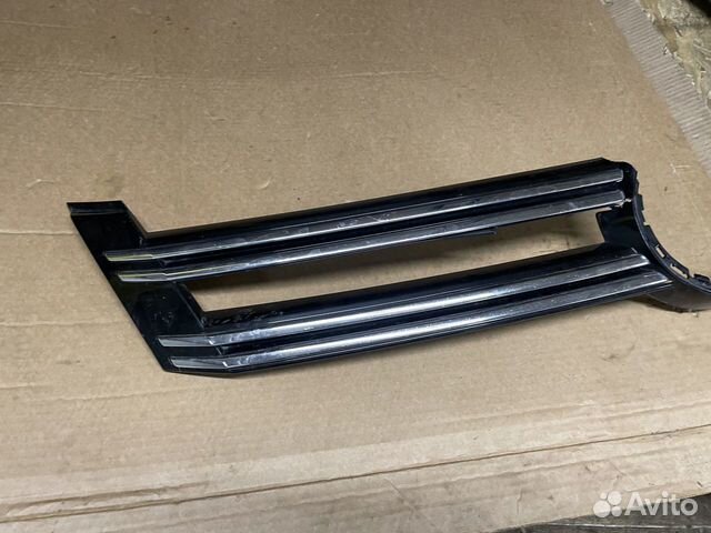 Молдинги хром решетки радиатора Тигуан рестайлинг