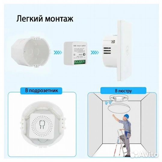 Умное реле Tuya Smart, Zigbee 3.0 Wi-Fi