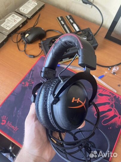 Игровые наушники hyperx cloud core