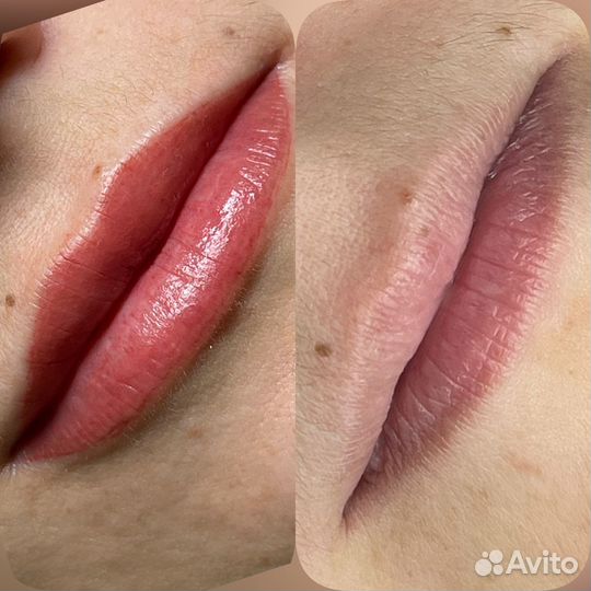 Модель брови губы