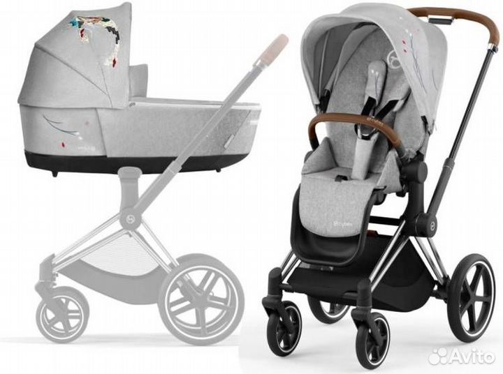 Коляска 2в1 Cybex Priam 4, Koi