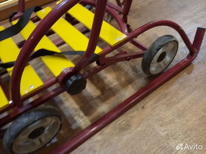 Санки с колесами