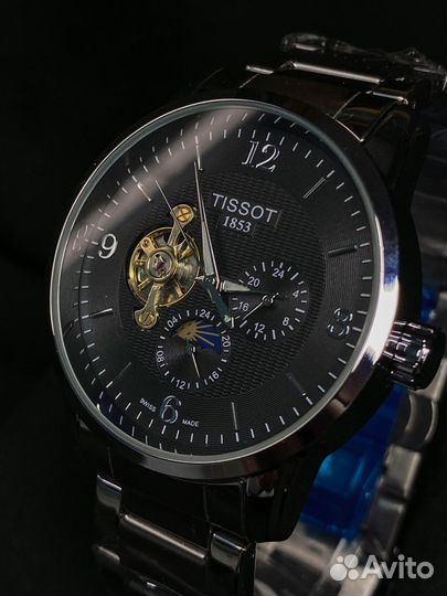 Мужские наручные часы Tissot (черные)