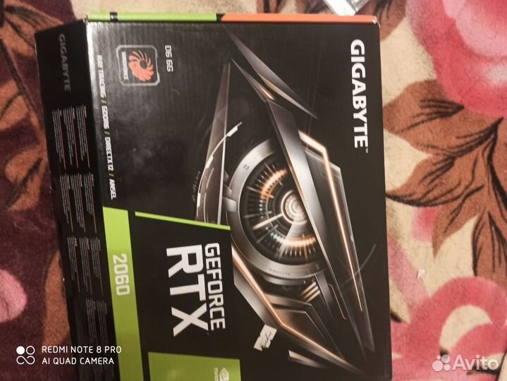 Видеокарта rtx 2060 6gb gigabyte