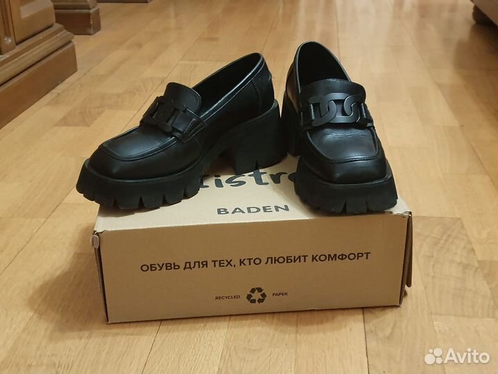 Лоферы натуральная кожа р.36