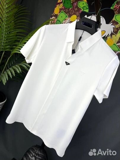 Футболка поло мужское prada