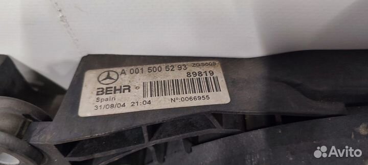 Кожух вентилятора кондиционера Mercedes Vito W639