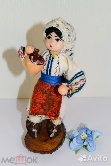 СССР Сувенирные куклы в национальных костюмах 9 шт