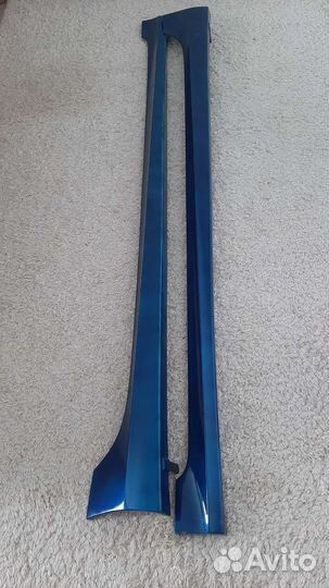 Накладки на пороги kia rio 3