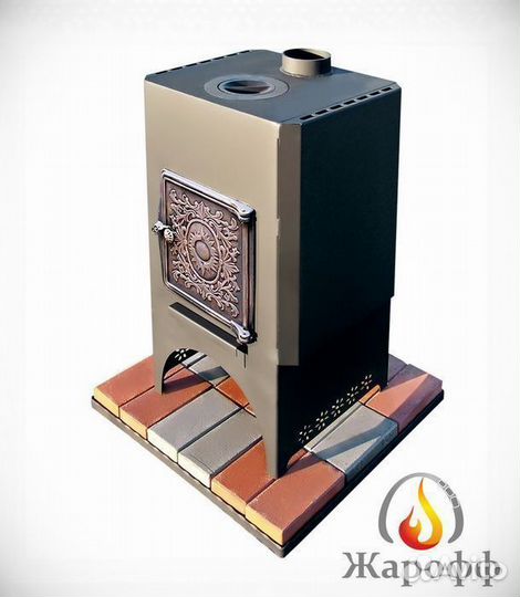 Печь камин на дровах