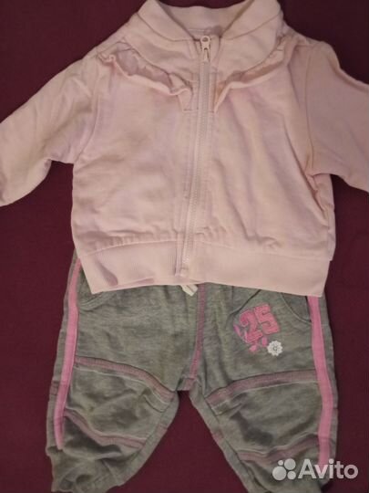 Детские вещи для девочки пакетом 62 68
