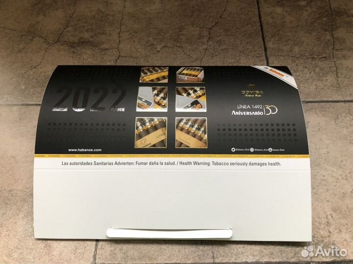 Настольный календарик cohiba на 2022 год