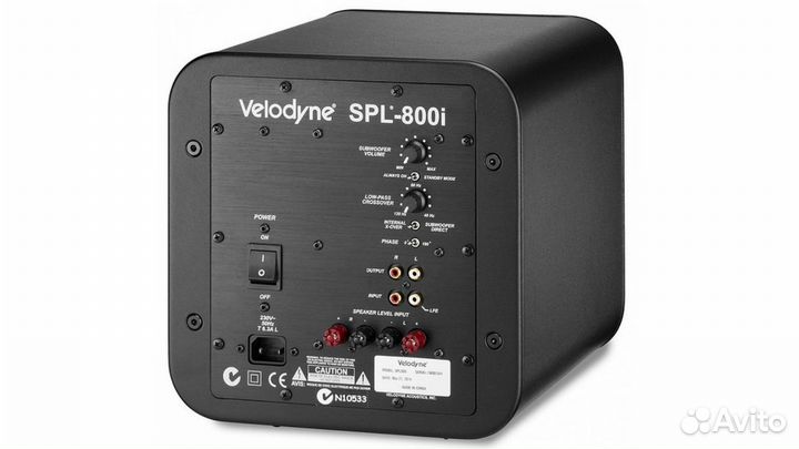 Сабвуфер velodyne SPL-800U Black Сабвуфер velodyne