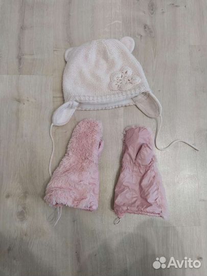 Шапка и краги демисезонные