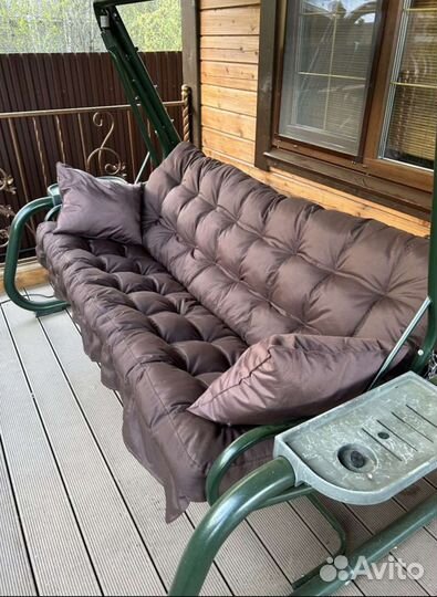 Подушки на садовую мебель, поддоны, качели