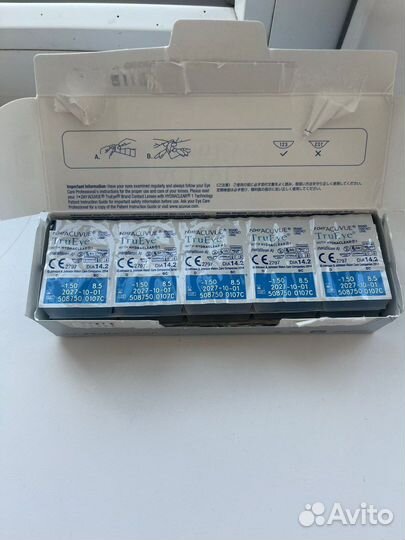 Линзы контактные acuvue True eye