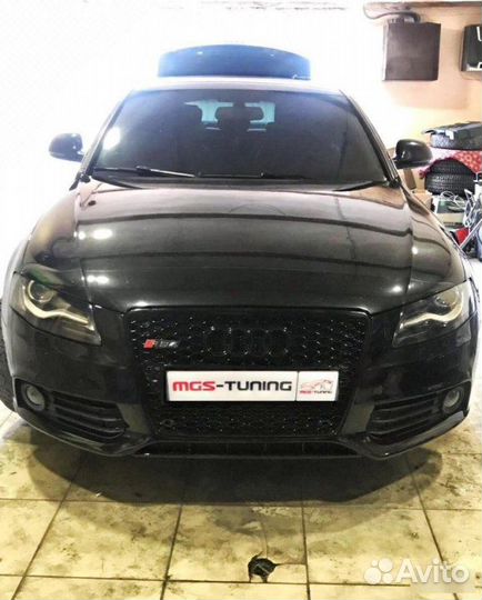 Решетка радиатора Audi A4 в стиле RS4 дизайн 1