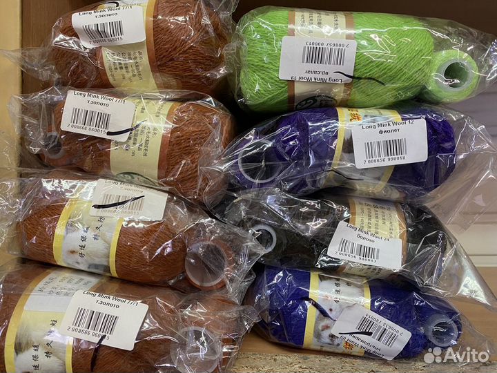 Пряжа Mink Wool Норка, пух норки
