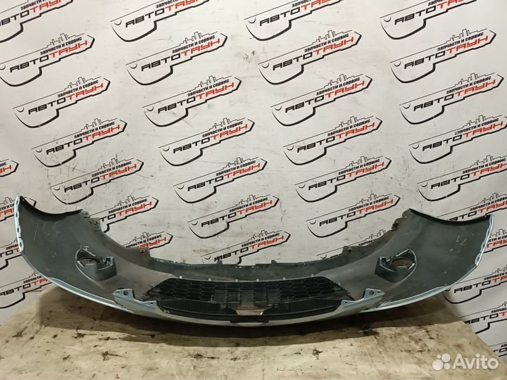 Бампер mazda demio mazda2 DE DE3AS DE3FS DE5FS dejfs D65150031B67 1 модель передний голубой, 33Y TA1