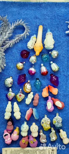 Елочные игрушки СССР набор малютка