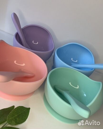 Силиконовая посуда для малышей