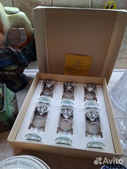 Посуда,шкатулки,графины СССР