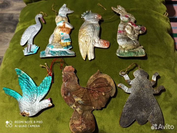 Новогодние картонные фигурки