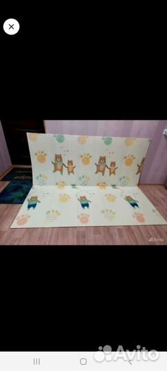 Складной детский коврик