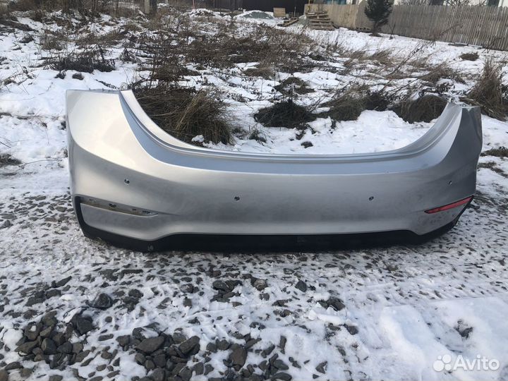 Задний бампер hyundai solaris