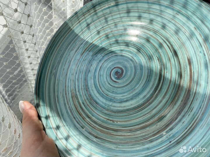 Тарелка обеденная керамика 21 см