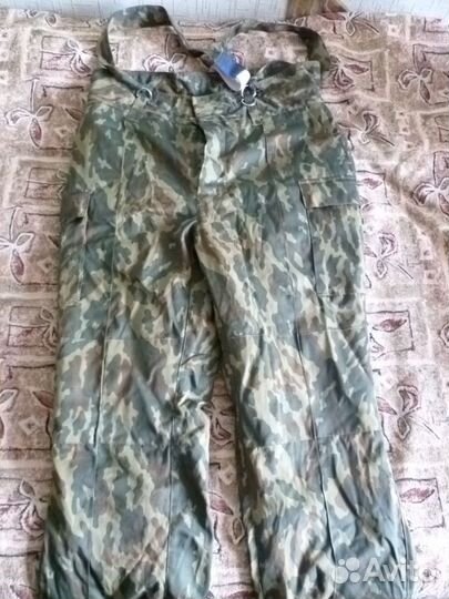 Штаны(флора) с подстёжкой(новые)