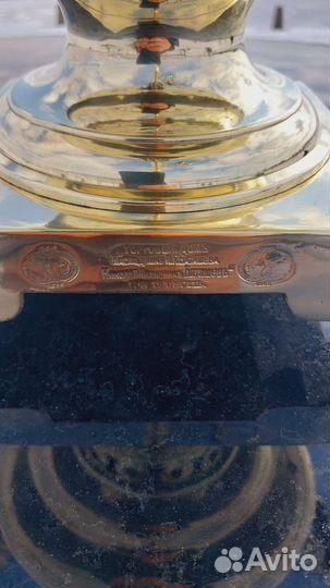 Самовар старинный с медалями Баташева