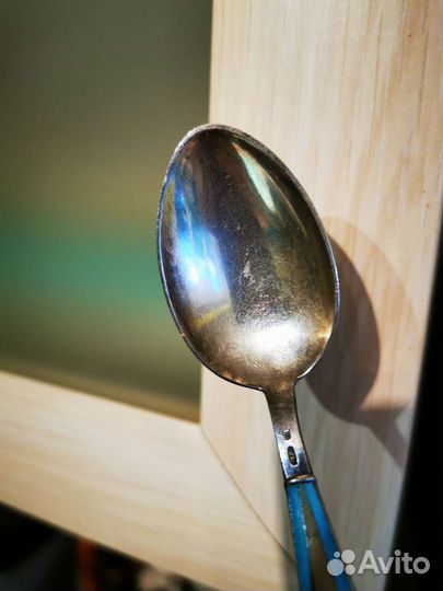 Серебро ложка мишка