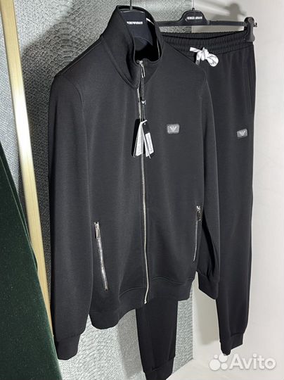 Emporio Armani спортивный костюм базовым логотипом
