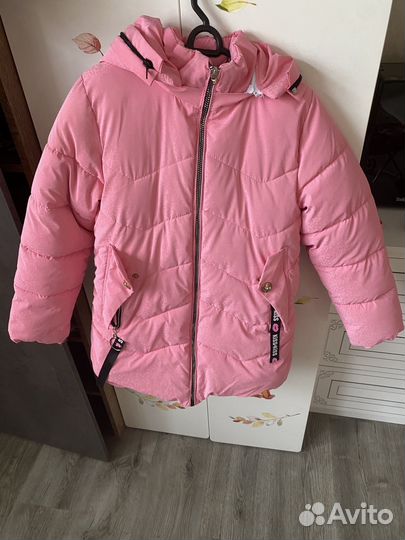 Куртка зимняя на девочку 7 лет