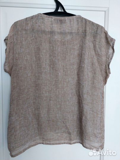 Льняная блуза Греция 50-52, Туника Италия