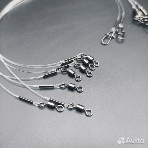 Поводки флюорокарб. Fish Emp 19,9кг 30см d0,6мм (у