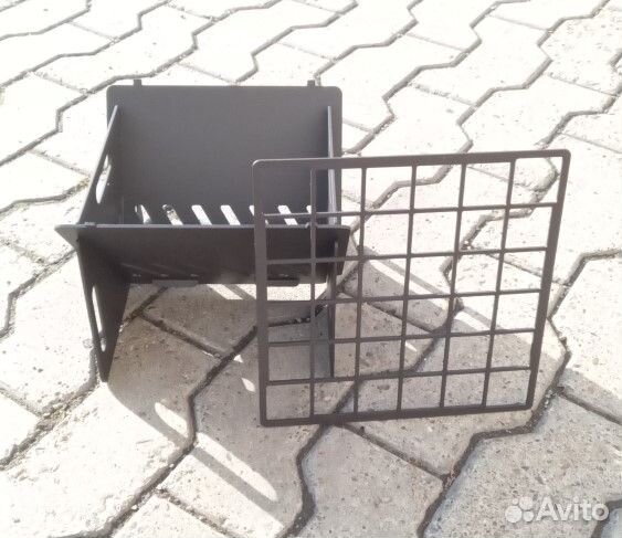 Мангал разборный, складной 8 видов+кочерга+уголь