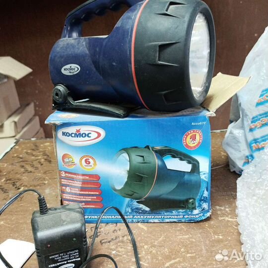 Фонарик аккумуляторный