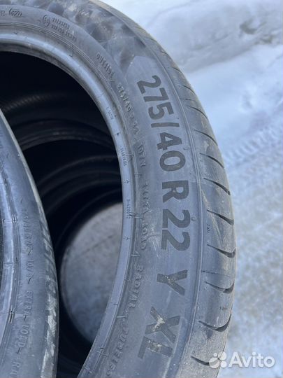 Continental PremiumContact 6 SSR 275/40 R22 и 315/35 R22 111Y