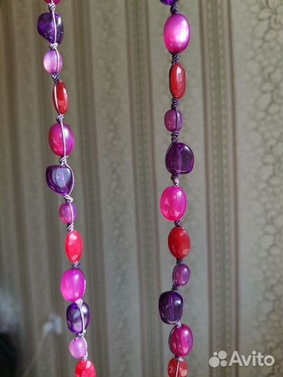 Бусы из стекла