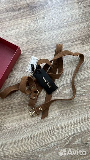 Ремень женский натуральная замша Италия