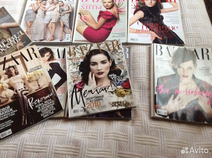 Журналы Bazaar,07,08,09 годы