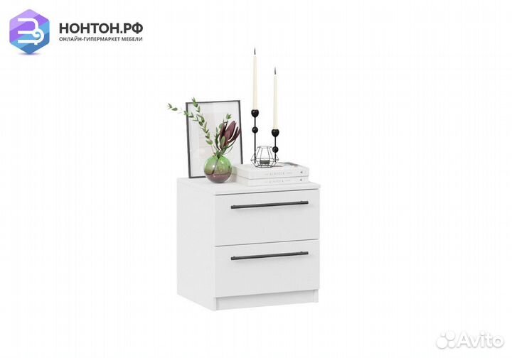 Тумба прикроватная Агата белый