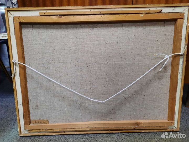 Картина. Осенняя лиственница. Пайю. Л. Холст Масло