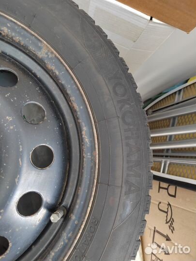 Зимняя резина шипованная на дисках штамп 195/60r15